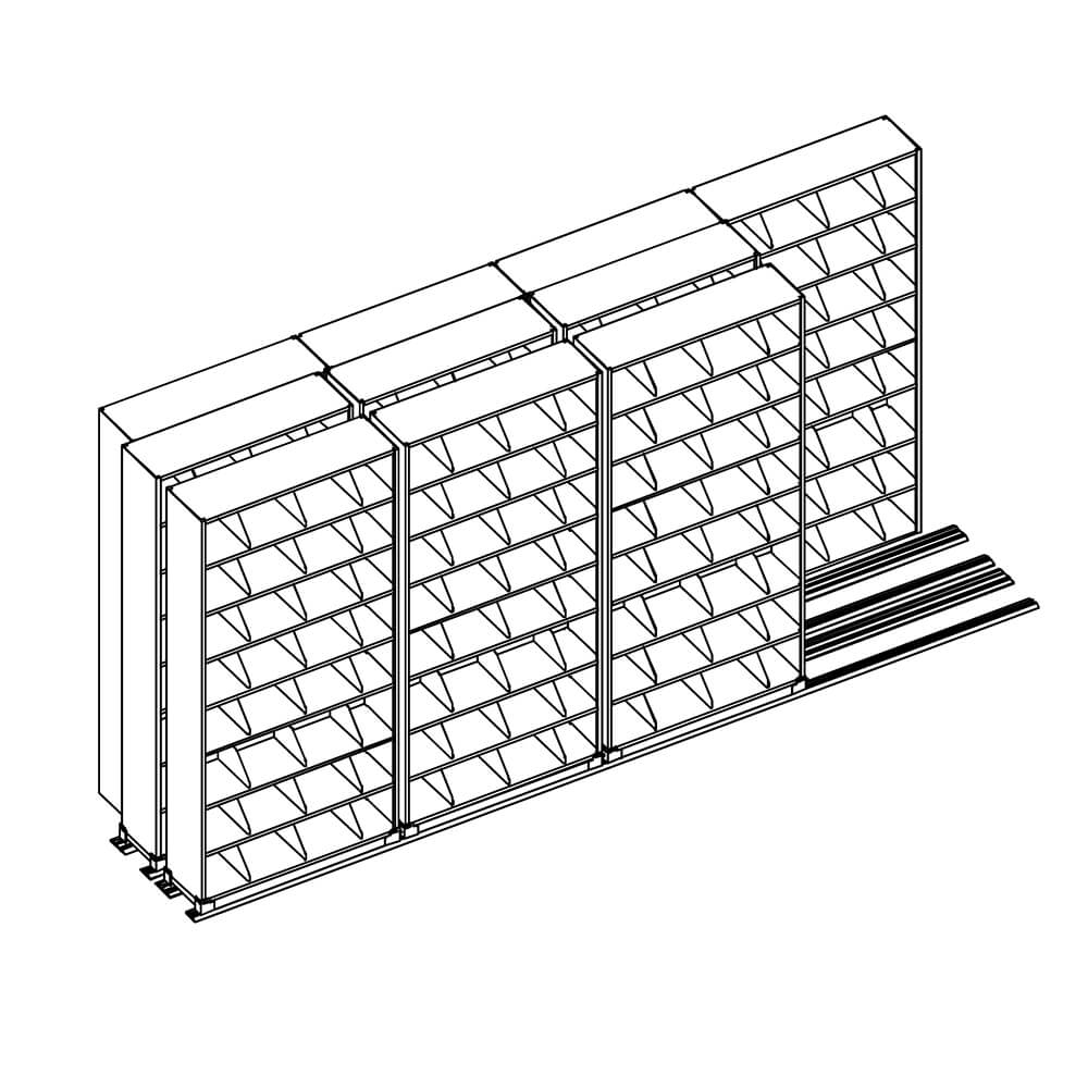 Filing system for office high density filing system 1