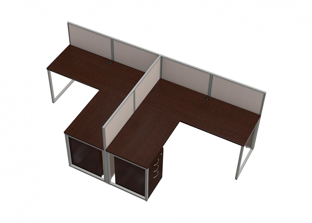 Workstation desks aerial