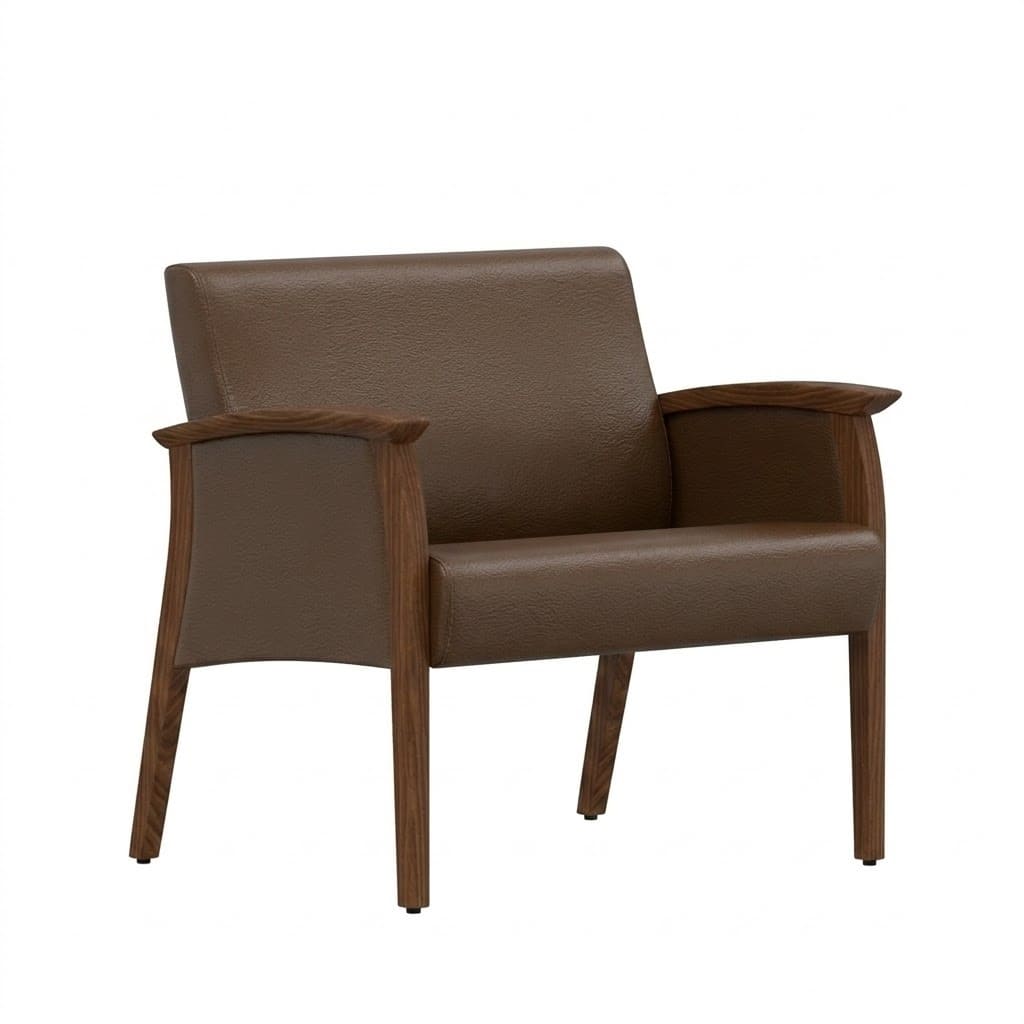 Bariatric seat low chocolate