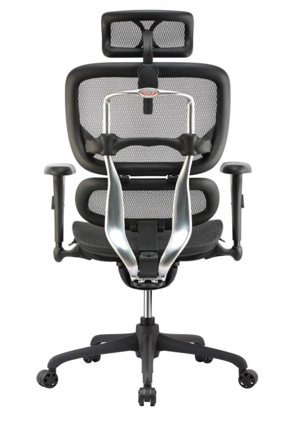 High back office chairs rear view 1