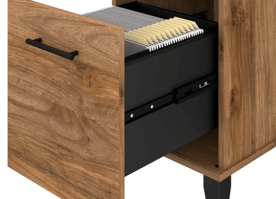 Office desk with hutch and 5 shelf bookcase details 3 1 Office desk with hutch and 5 shelf bookcase details 3 1