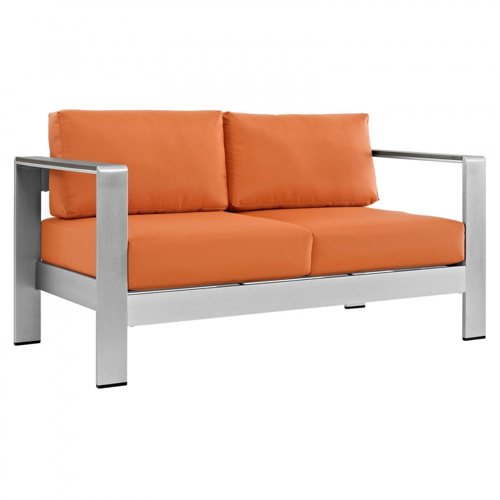 Outdoor lounge furniture CUB EEI 2267 SLV ORA MOD