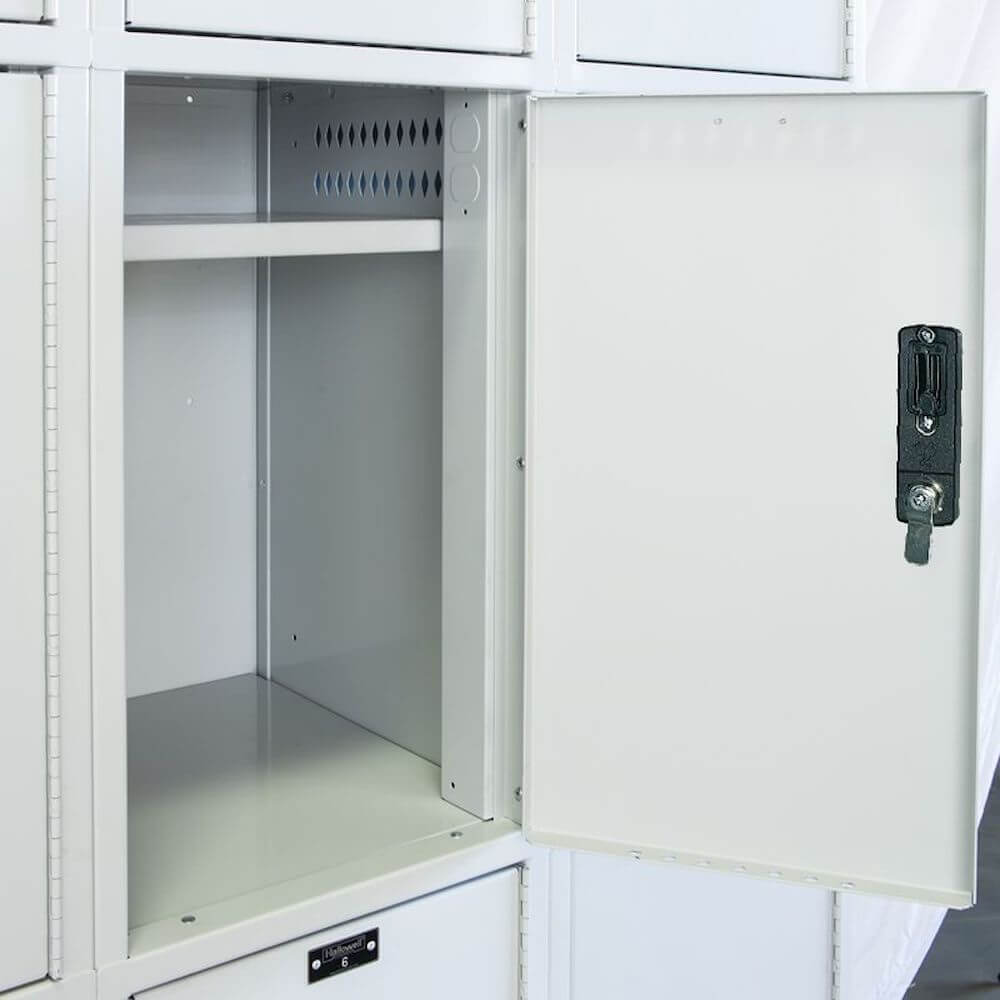 Employee lockers metal lockers laptop locker 1W 3T inside ventils view