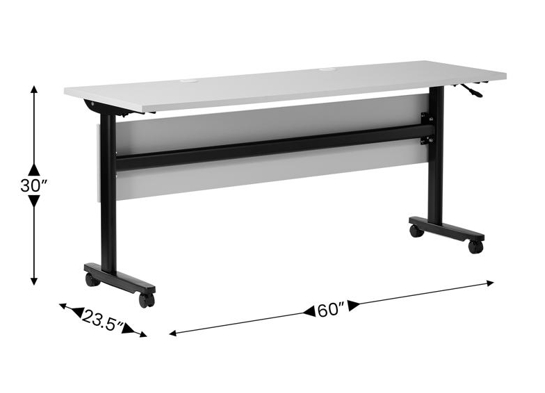 Training table with t leg 5x2 black 6 Training table with t leg 5x2 black 6