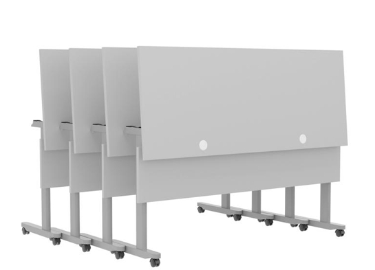 Training table with t leg 5x2 gray 9 Training table with t leg 5x2 gray 9