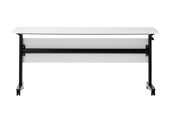 Training table with t leg 5x2 white black 11 Training table with t leg 5x2 white black 11