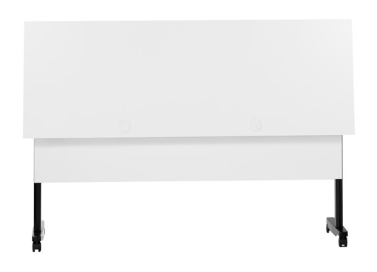 Training table with t leg 5x2 white black 8 Training table with t leg 5x2 white black 8
