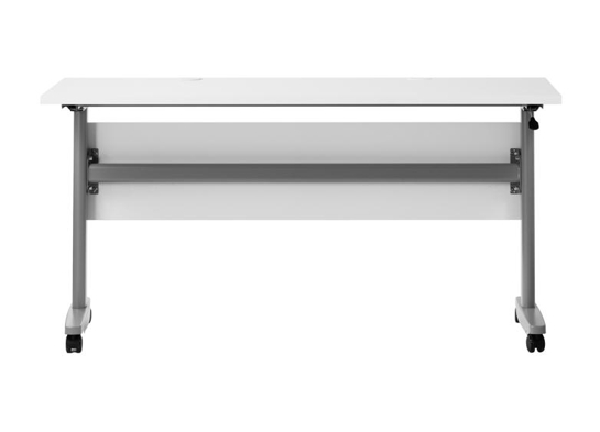 Training table with t leg 5x2 white grey 10 Training table with t leg 5x2 white grey 10