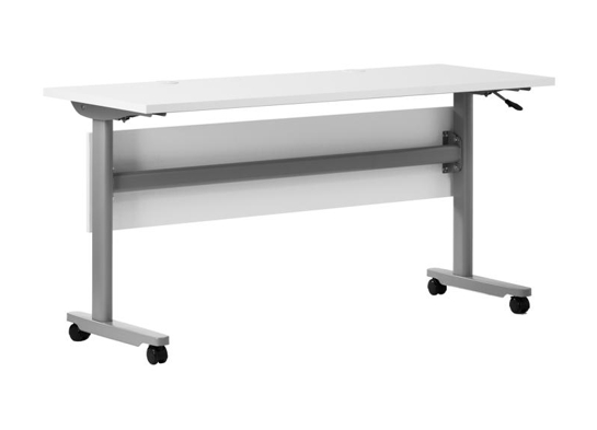 Training table with t leg 5x2 white grey 5 Training table with t leg 5x2 white grey 5