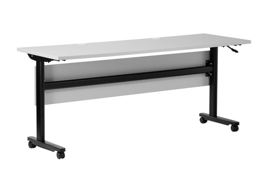 Training table with t leg 6x2 gray black 5 Training table with t leg 6x2 gray black 5