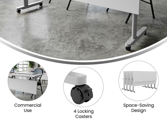 Training table with t leg 6x2 gray gray 17 Training table with t leg 6x2 gray gray 17
