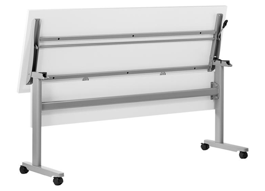 Training table with t leg 6x2 white gray 12 Training table with t leg 6x2 white gray 12
