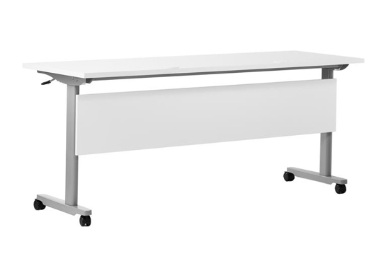 Training table with t leg 6x2 white gray 4 Training table with t leg 6x2 white gray 4