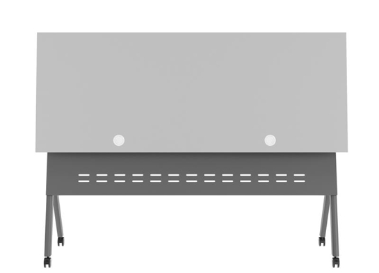 Training table with x leg 5x2 gray 8 Training table with x leg 5x2 gray 8