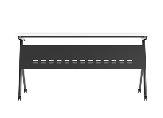 Training table with x leg 5x2 white black 9 Training table with x leg 5x2 white black 9