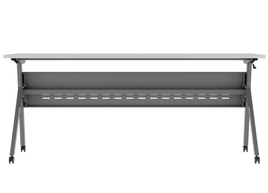 Training table with x leg 6x2 gray gray 10 Training table with x leg 6x2 gray gray 10