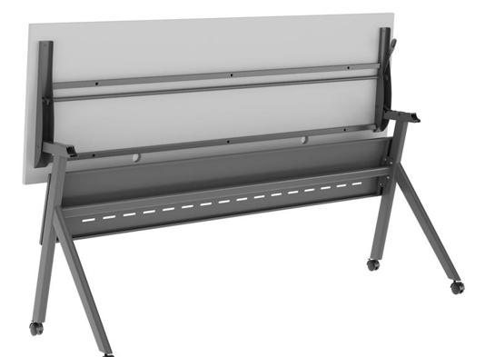 Training table with x leg 6x2 gray gray 12 Training table with x leg 6x2 gray gray 12