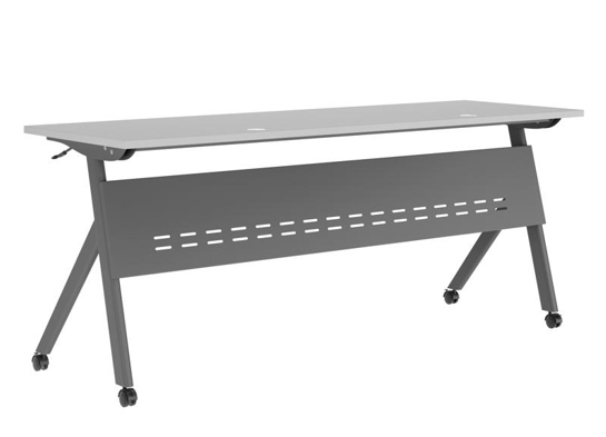 Training table with x leg 6x2 gray gray 4 Training table with x leg 6x2 gray gray 4